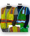 Mesh Vest, Hi-vis Yellow, Class 2, D-ring Pass Thru